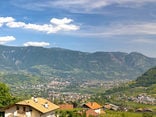 Sonnige Zimmer mit Panorama-Blick auf Meran